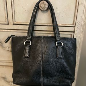 Fossil handbag black leather